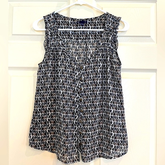 GAP sleeveless tie blouse - Picture 2 of 9